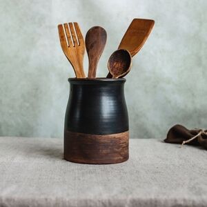 Handmade Ceramic Utensil Crock
